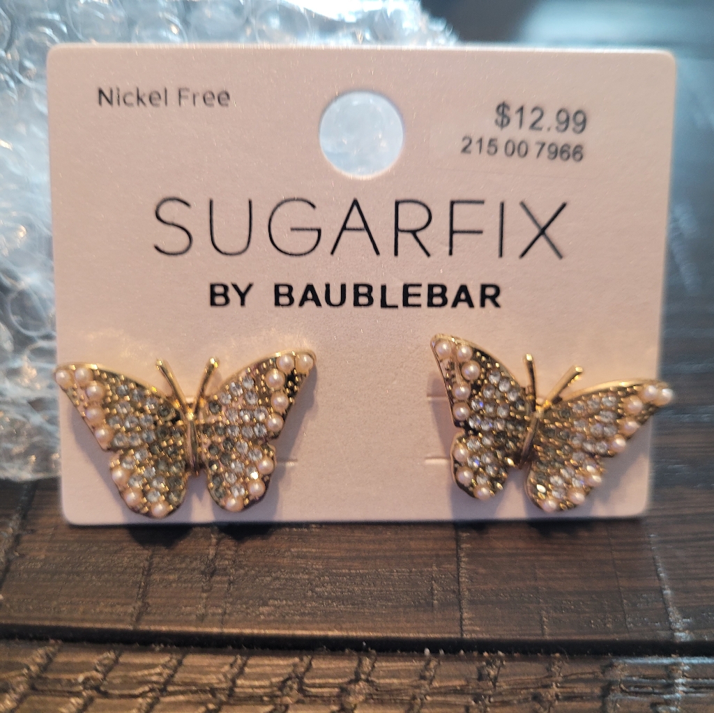 Baublebar Butterfly Earrings 6$
